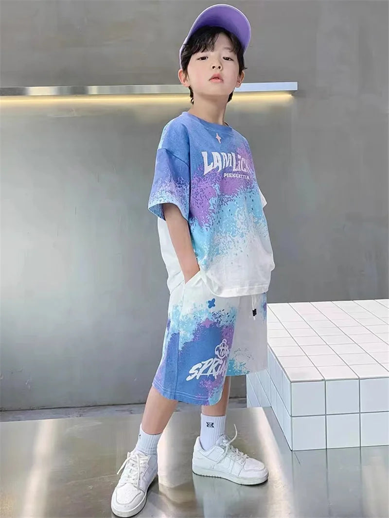 Boys gradient summer set